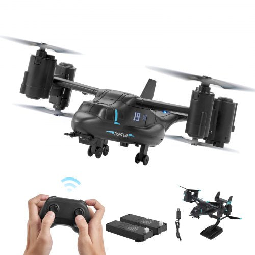 RC-helikopter, 2,4 GHz fjärrstyrd helikopter med gyro, 4-kanaligt RC-flygplan för nybörjare, vingljus och start/landning med en knapp, flygande flygplansleksaker för barn från 8 år