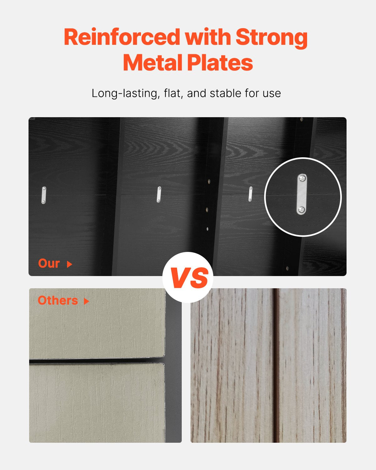 Rektangulärt matbord, 63 tum långt stort träbord för 4-6 personer, moderna middagsmöbler, konferensbord med stöd för 136 kg, för kök och vardagsrum, svart (endast bord)