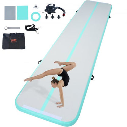 4.9 m Air Track Inflatable Training Tumbling Gymnastics Gym Mat with Pump