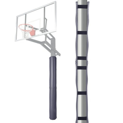 Basketball Pole Pad, 71 inch Tall and 1.2 inch Thick Heavy Duty Wrap Around Pole Padding, Fits 2-6.3 Round & 4.5x4.5 inch Square Pole, All-weather Waterproof Protective Pad for Basement Garage
