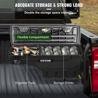 Truck Bed Storage Tool Box 2019-20 Chevrolet Silverado 1500 Left+Right