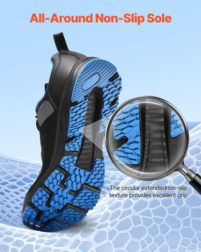 Crossträningsskor, W-vidd sneakers UK storlek 9, skor med bred tåbox, stöd för hålfoten och justerbar snörning, träningsskor för löpning, gymnastik, hundpromenader och tyngdlyftning (svart)