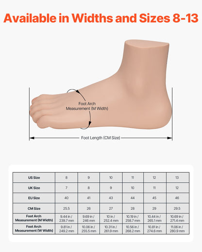 Cross Training Shoes, W Width Sneakers UK Size 10, Wide Toe Box Shoes with Arch Support & Adjustable Lace-up, Training Shoes for Running, Gymnastics, Dog Walking, and Weightlifting (White)