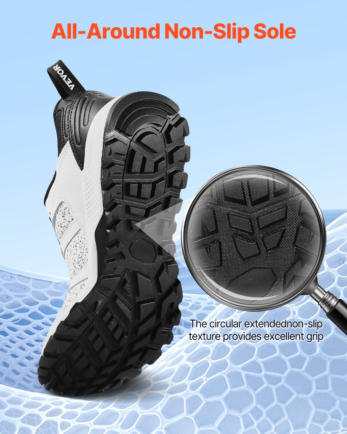 Cross Training Shoes, M Width Sneakers UK Size 12, Wide Toe Box Shoes with Arch Support & Adjustable Lace-up, Training Shoes for Running, Gymnastics, Dog Walking, and Weightlifting (White)