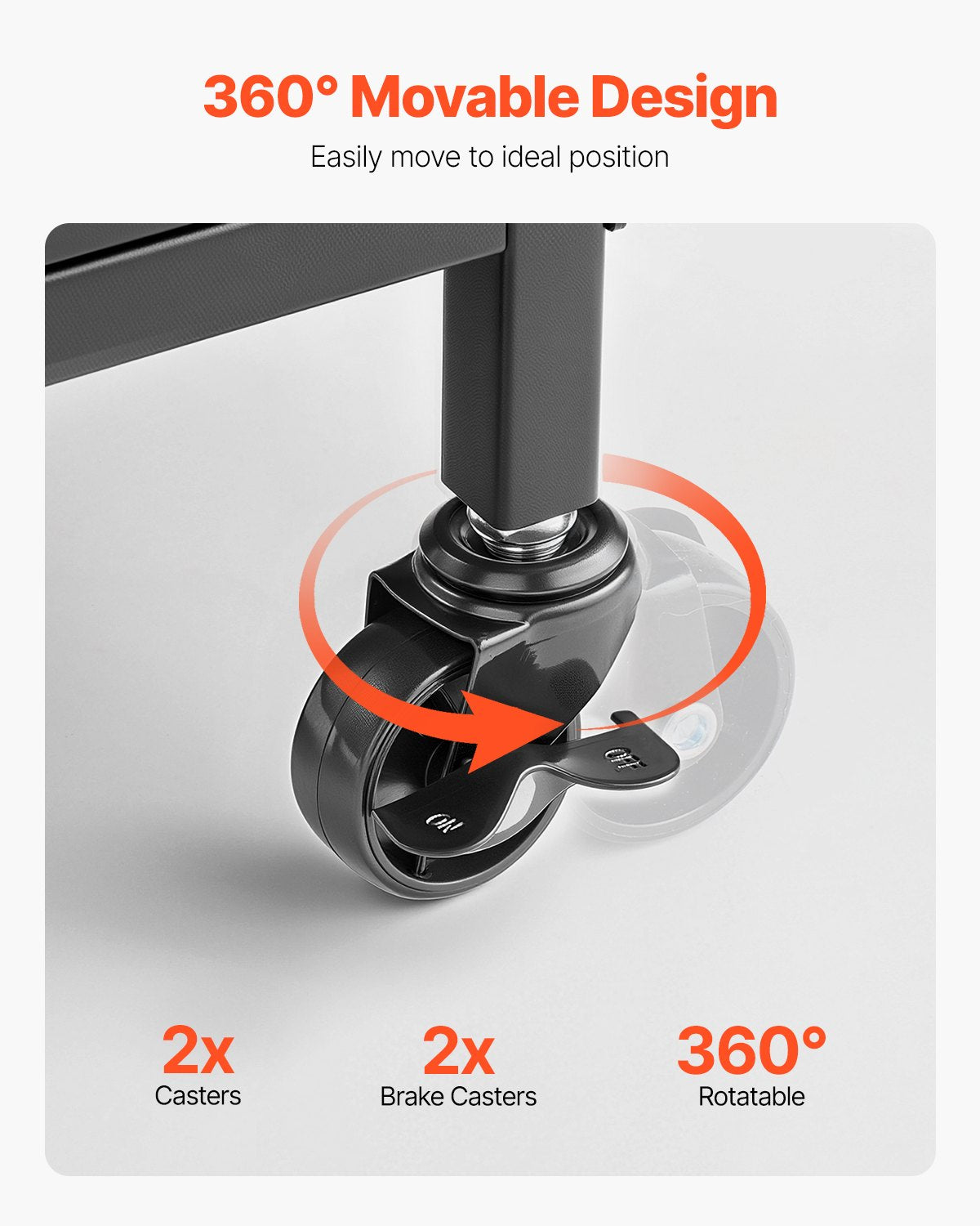 Fiskespöhållare för 10 spön, mobil spövagn med hjul, fiskeredskapsorganisatör för garage, inomhusbruk, för fiskeredskapslåda, förvaring av rulltillbehör, presenter till män