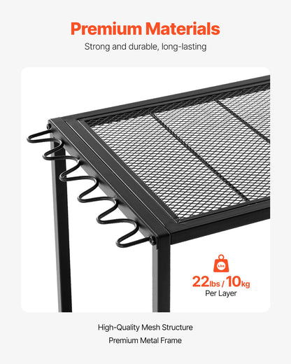 Fiskespöhållare för 10 spön, mobil spövagn med hjul, fiskeredskapsorganisatör för garage, inomhusbruk, för fiskeredskapslåda, förvaring av rulltillbehör, presenter till män