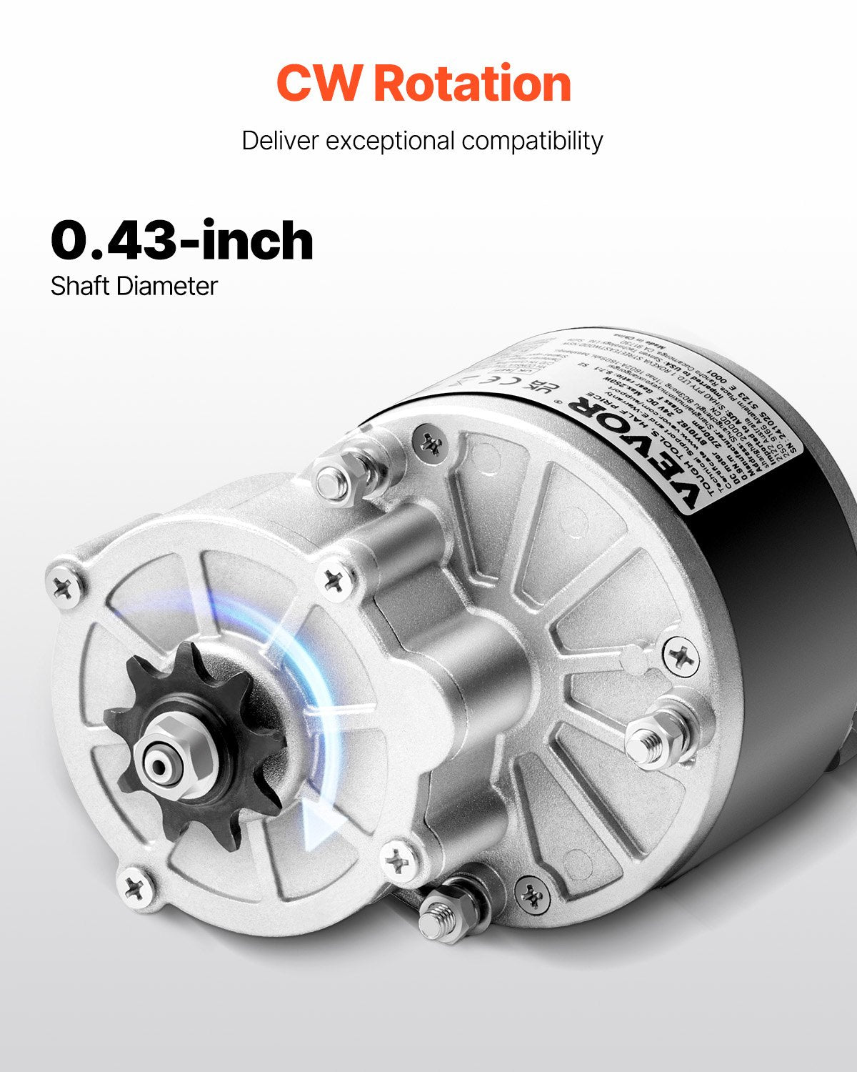 250W Electric Powerful DC Motor Kit - 24V 2700rpm Brushed Motor with Upgraded Speed Controller, Throttle Grip Kit for Go Karts E-Bike Motorcycle Scooter