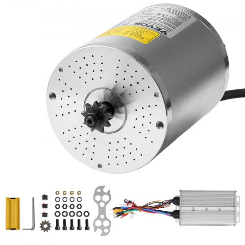 3000W Electric Brushless DC Motor Kit - 72V 4900rpm Motor with Upgraded Speed Controller for Go Karts E-Bike Motorcycle Scooter