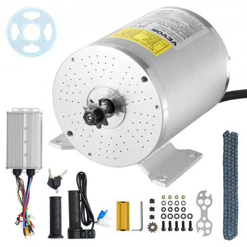 3000W Electric Brushless DC Motor Kit - 72V 4900rpm Motor with Upgraded Speed Controller and Throttle Grip Kit for Go Karts E-Bike Motorcycle Scooter DIY