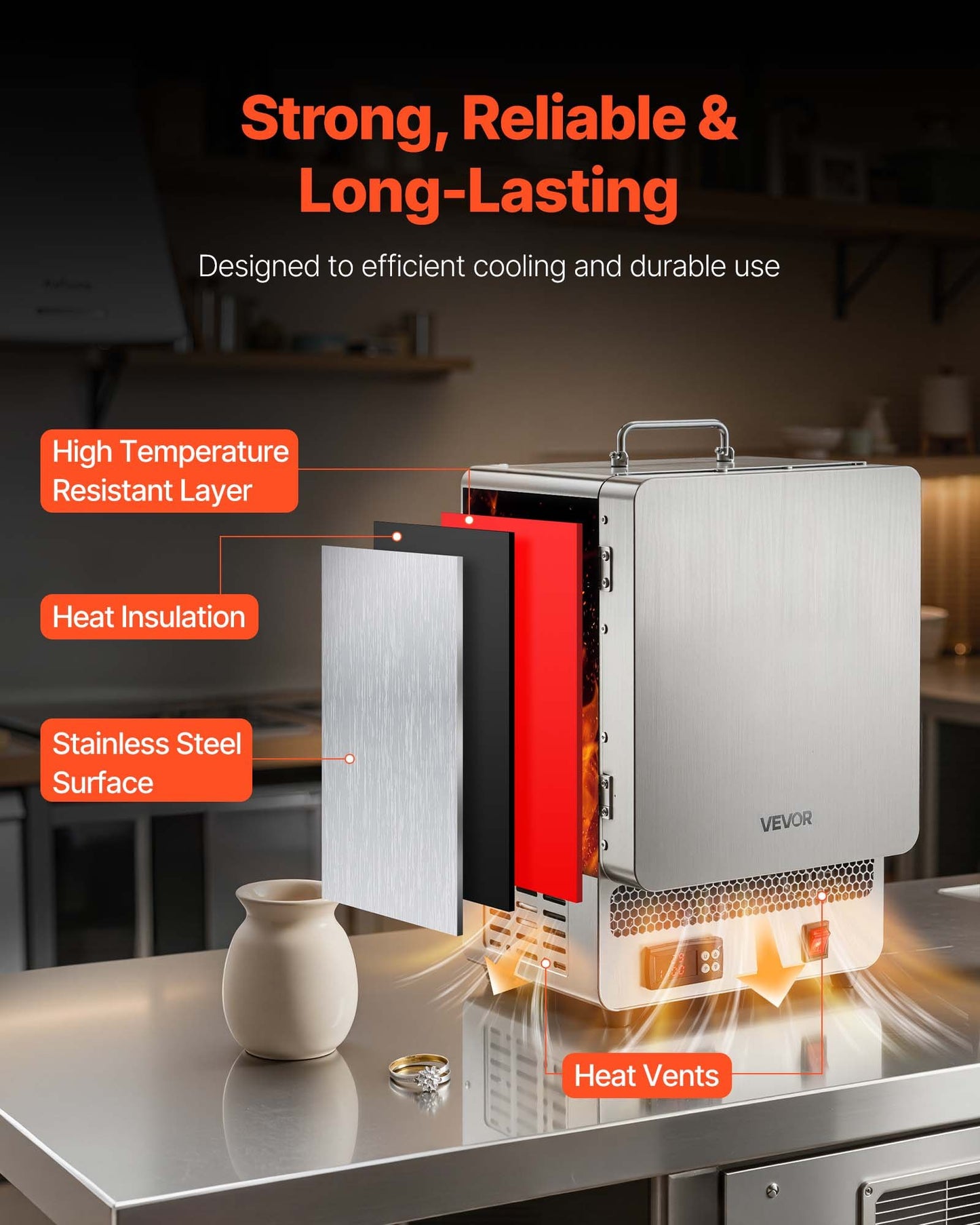 Elektrisk smältugn, 1650W digital smältugn, elektrisk ugn med maxtemperatur 2192℉/1200℃ för gjutning av förlorat vax, lera DIY, metallglödgning, keramikbränning, PID-temperaturkontroll