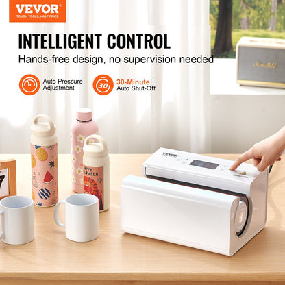 Automatisk värmepress för tumlare 311,8-850,5 g sublimeringsmugg värmepress vit