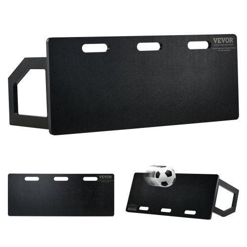 Soccer Rebounder Board, 101.6 x 40.6 cm Portable Soccer Wall with 2 Angles Rebound, Foldable HDPE Kickback Rebound Board, Soccer Training Equipment for Kids and Adults, Passing & Shooting Practice