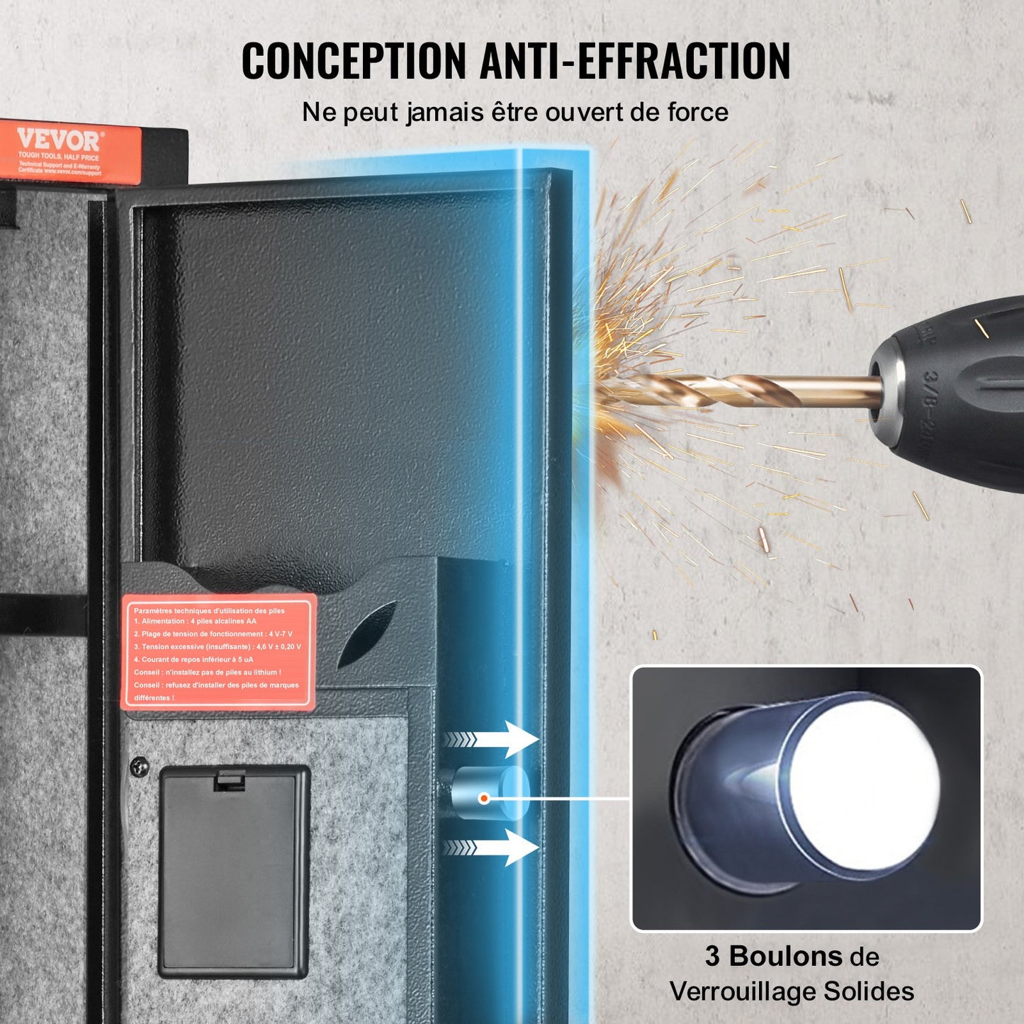 2 Rifles Gun Safe, Rifle Safe with Lock & Digital Keypad, Quick Access Gun Storage Cabinet with Removable Shelf, Pistol Rack, Rifle Cabinet for Home Rifle and Pistols