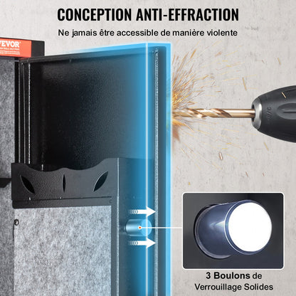 5 Rifles Gun Safe, Rifle Safe with Fingerprint Lock, Quick Access Gun Storage Cabinet for Shotguns with Removable Shelf, Pistol Rack, Ammo Storage Box for Home Long Gun and Pistols