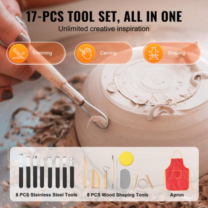 Keramikhjul, 10 tums keramikformningsmaskin, 350W elektriskt hjul för keramik med fotpedal och LCD-pekskärm, direktdrivet keramiskt hjul med 3 stödben för gör-det-själv-konst, vit