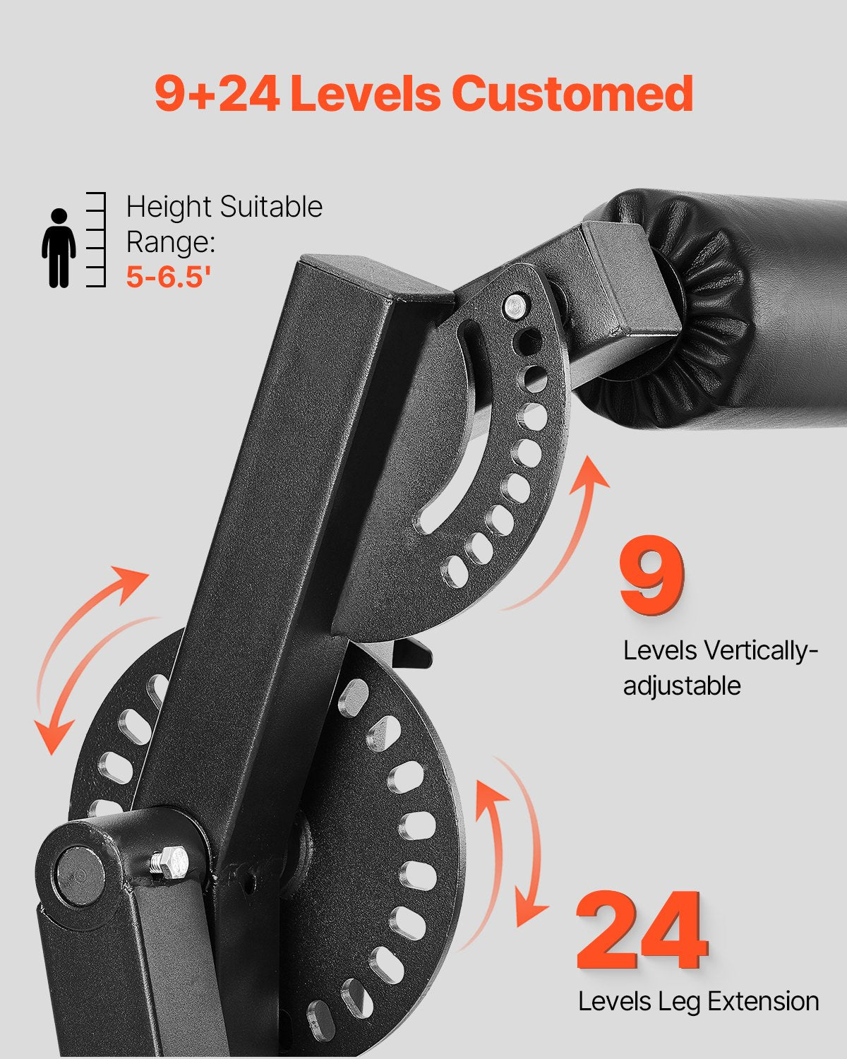 Benförlängnings- och curlmaskin, specialbenmaskiner för underkroppen med kapacitet på 700 lbs, justerbar benträningsbänk, roterande benförlängning för lår, viktutrustning för hemmagym