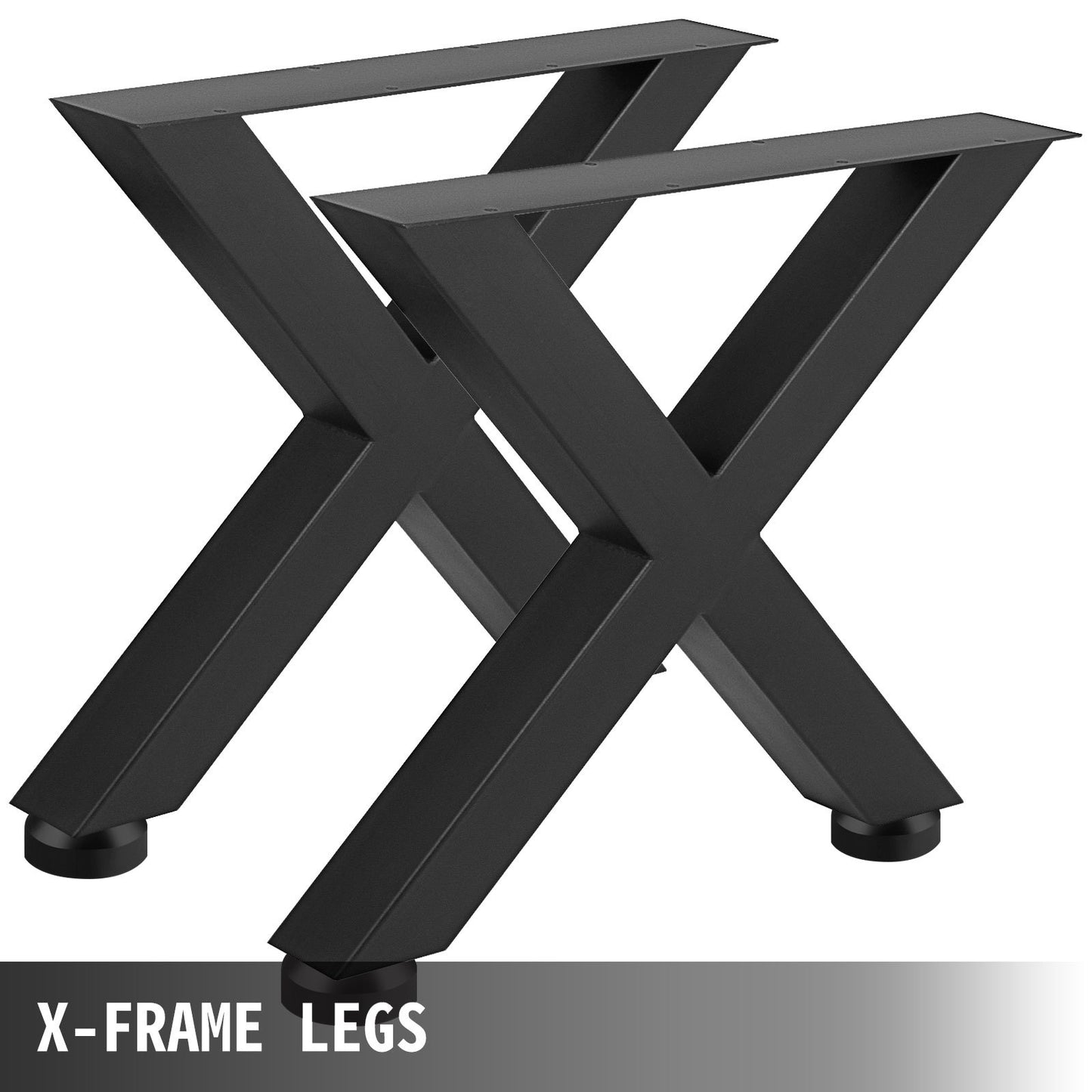 Metal Table Legs 28.4 x 31.1 Inch Black Table Legs Premium steel table legs with X-frame style Steel Bench Legs Country Style Table Legs Furniture Leg Perfect for Coffee Store Home Office Bar