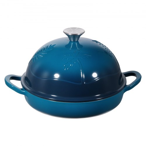Enameled Cast Iron Dutch Oven, 4.7L Pot for Sourdough Bread Baking, Heavy-Duty Cookware Pan with Lid and Dual Handles, Oven Induction Compatible up to 260 ℃, for Cooking Roasting