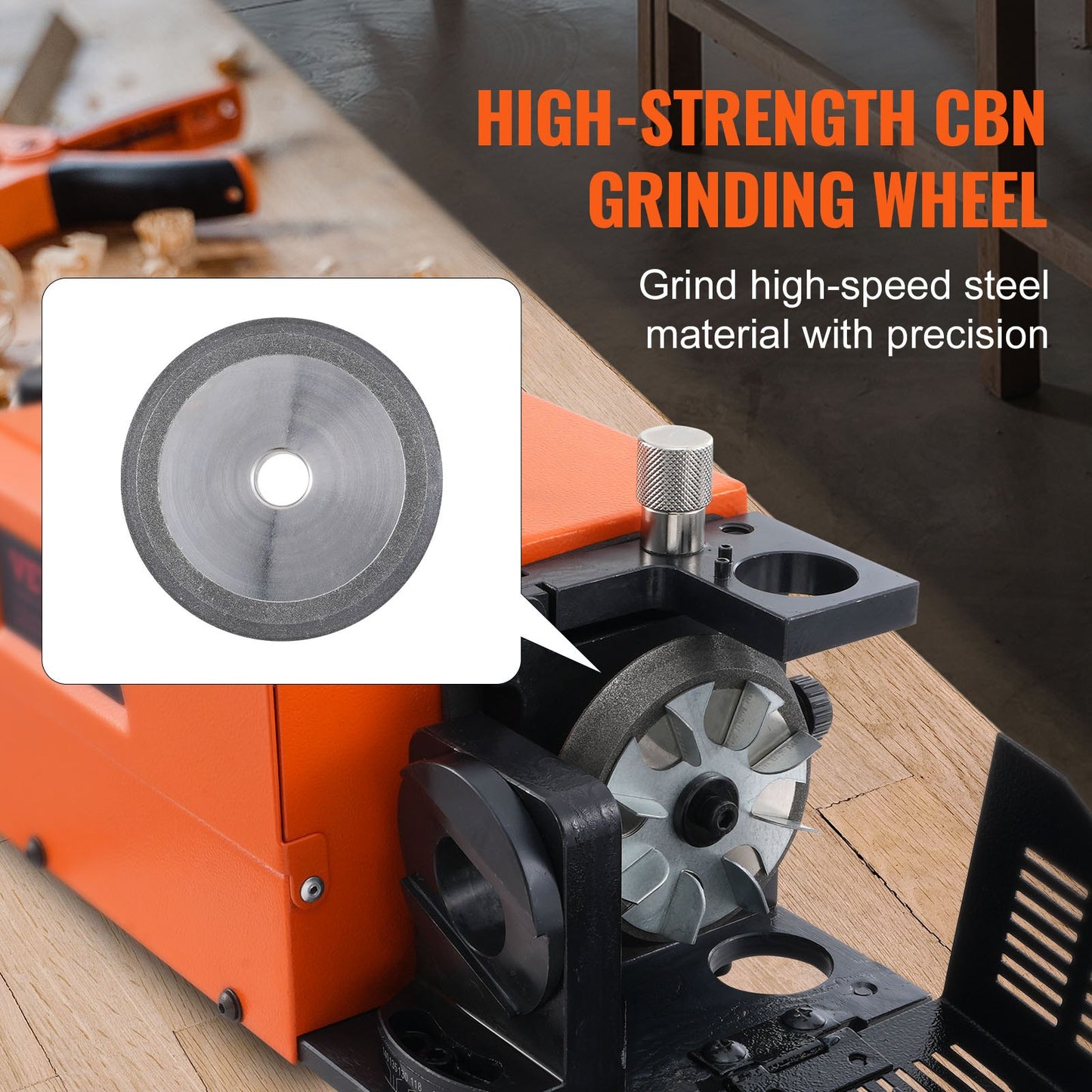 Drill Bits Sharpener, MR-13A Drill Bits Grinder Sharpener 3-13mm, 95° to 135° Point Angle Adjustable Drill Bit Re-Sharpener, Portable Sharpening Machine with 11 Collets, CBN & SDC Wheel