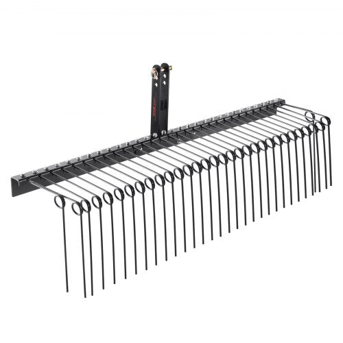 Dragbar gräsklippare 183 cm vertikalskärare med 32 stålpinnar
