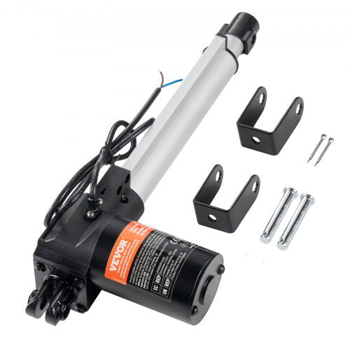 Linear Actuator 12V 20.3 cm Heavy Duty 598.8 kg/6000N 0.5 cm/s IP44 Protection