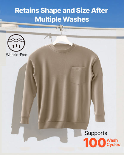 FR Shirts, Flame Resistant Long Sleeve Clothing Lightweight 7 oz Breathable Cotton, Men's Fire Retardant Work Shirt with Pre-shrink Treatment & Pocket, for Welders,Electricians,Gray 2XL