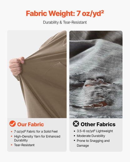 FR Shirts, Flame Resistant Long Sleeve Clothing Lightweight 7 oz Breathable Cotton, Men's Fire Retardant Work Shirt with Pre-shrink Treatment & Pocket, for Welders,Electricians,Gray XL