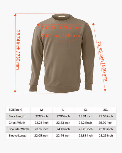 FR Shirts, Flame Resistant Long Sleeve Clothing Lightweight 7 oz Breathable Cotton, Men's Fire Retardant Work Shirt with Pre-shrink Treatment & Pocket, for Welders,Electricians,Gray XL