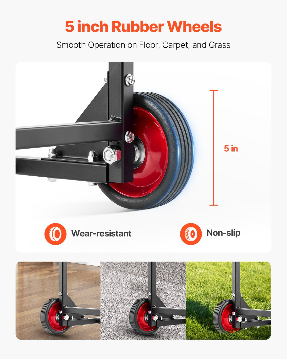 Hopfällbar stolsställning, kapacitet 100 kg, kraftig stolsvagn för att hänga 10 stolar, multifunktionell metallstolsvagn med gummihjul, skjutbar stolshållare, mattsvart