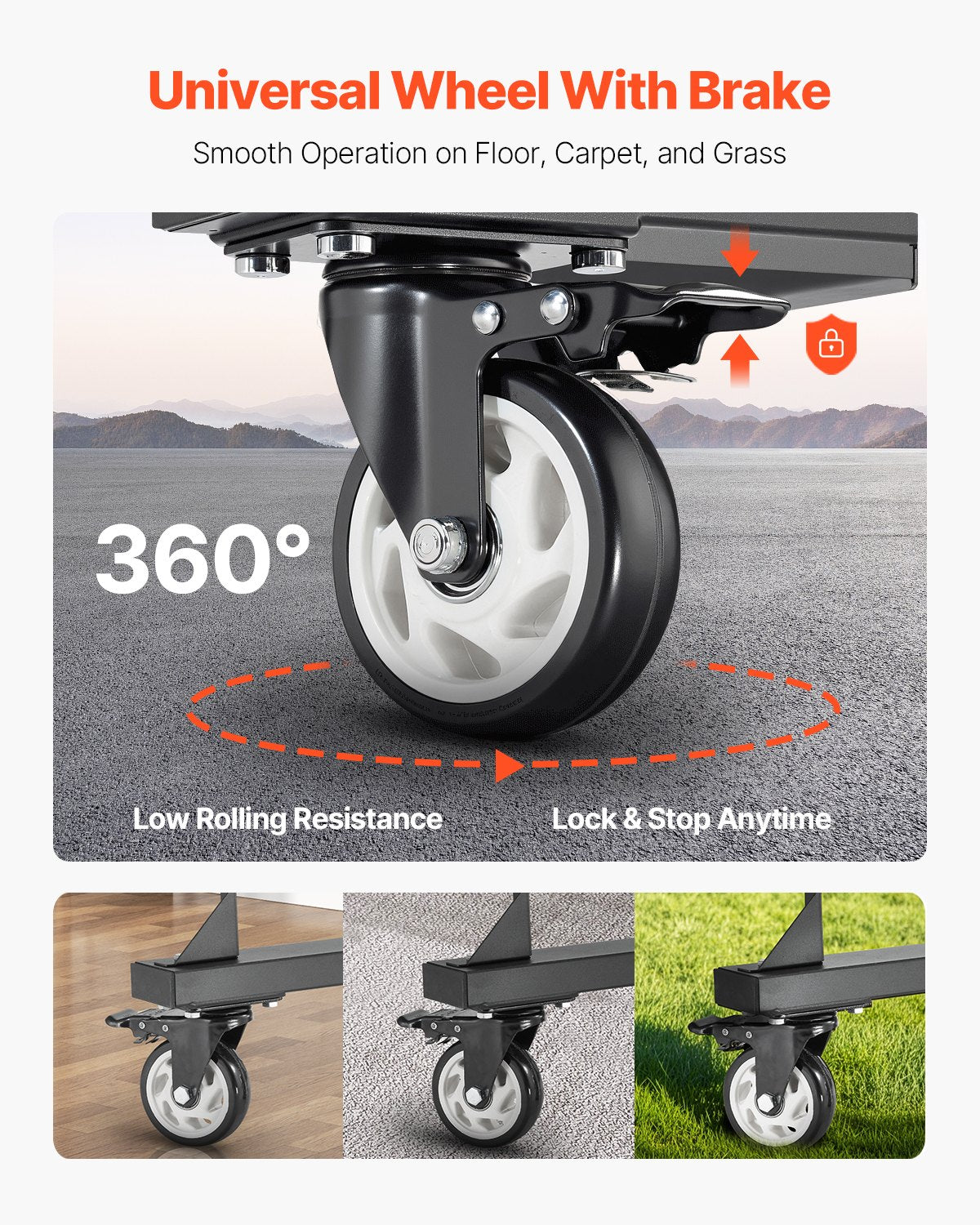 Hopfällbar stolsställ, kapacitet 360 kg, kraftig stolsvagn för 84 stolar/12 bord + 42 stolar, dubbellagers stolsförvaringsvagn med gummihjul och hållare, stor stolshållare, mattsvart