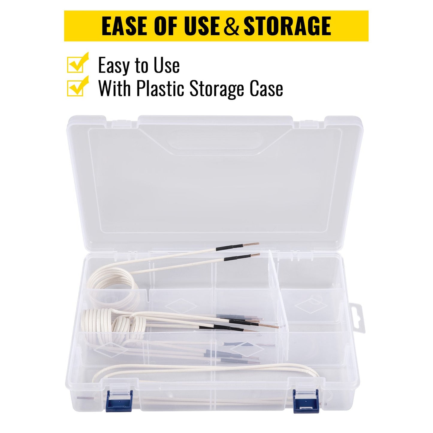 Induction Heater Inductor Coil Kits, Magnetic Mini Induction Heater Kit, Flameless Heat Accessories 8pcs, Heat Resistant Induction Heater Tool with Flexibility For Removing Rusty Bolts and Nuts