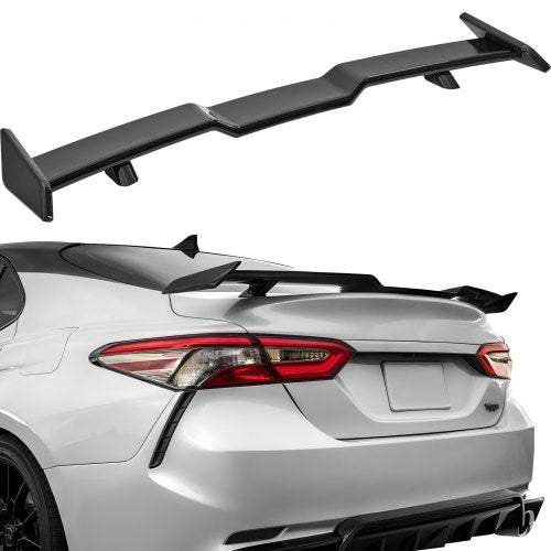 GT Wing Car Spoiler, 57.9 inch Spoiler, Compatible with 2018-2023 Camry, High Strength ABS Material, Baking Paint, Car Rear Spoiler Wing, Racing Spoilers for Cars, Glossy Black