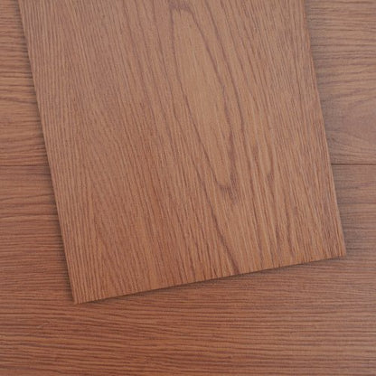 Self Adhesive Vinyl Floor Tiles 36 x 6 inch, 36 Tiles 2.5mm Thick Peel & Stick, Deep Brown Wood Grain DIY Flooring for Kitchen, Dining Room, Bedrooms & Bathrooms, Easy for Home Decor
